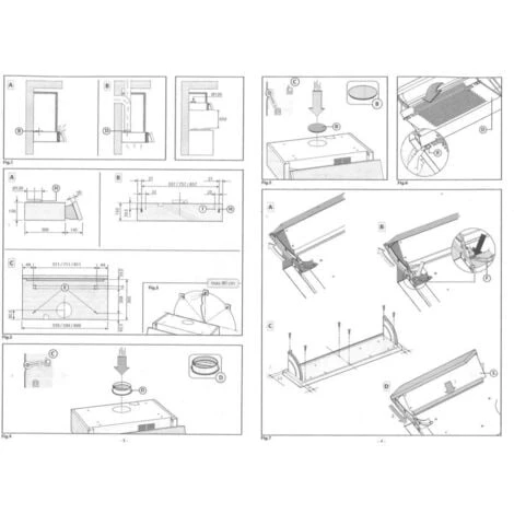 Cappa Faber 152 Lg A60 Aspirante Sottopensile Grigia, 60 Cm 190 M3/h - immagine 4