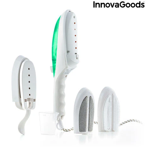 Ferro Da Stiro A Vapore Verticale InnovaGoods 1000W Bianco Verde - immagine 5