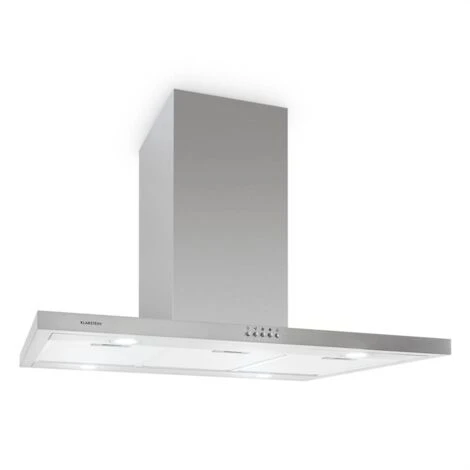 Klarstein Bonita Cappa Aspirante 90 Cm 500 M³/h Cappa A Isola Design Acciaio Inox