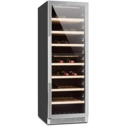 Klarstein Reserva 166 Duo - Frigorifero Per Vini, 166 Bottiglie, 379 Litri, 2 Zone, Touch