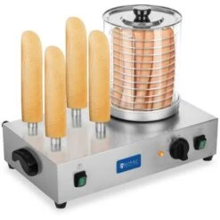 Cuoci Hot Dog Con 4 Barre Per Tostare Il Pane 2 X 300 W 30 Wurstel 500 Ml 230 V