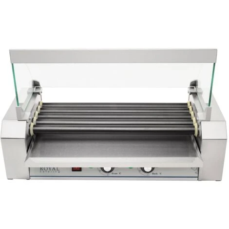 Griglia Hot Dog Macchina Cuoci Wurstel Professionale 5 Tubi Copertura In Teflon - immagine 2