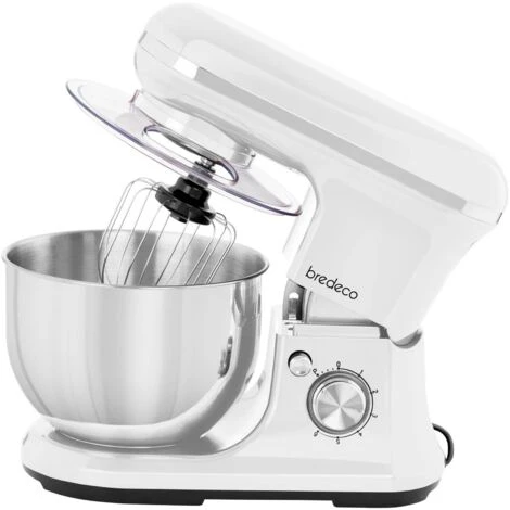 Robot Da Cucina Mixer Planetaria Impastatrice Sbattitore 1.200 W 5 Litri Argento - immagine 5