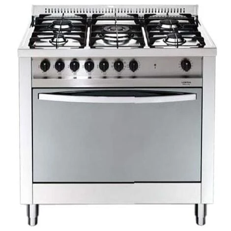 Lofra Cucina A Gas Con Forno Ventilato, 90x60cm, 9 Programmi, 4 Fuochi + Tripla