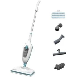 Black & Decker Black+Decker FSMH13E5 Lavapavimenti A Vapore Steam-Mop 5 In 1 Potenza 1300 W Capacita' 0,38 L Bianco/Blu
