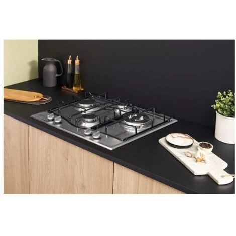 Hotpoint Ariston PCN 642 T/IX/HAR Piano Cottura A Gas 4 Zone 60 Cm Acciaio Inox - immagine 4