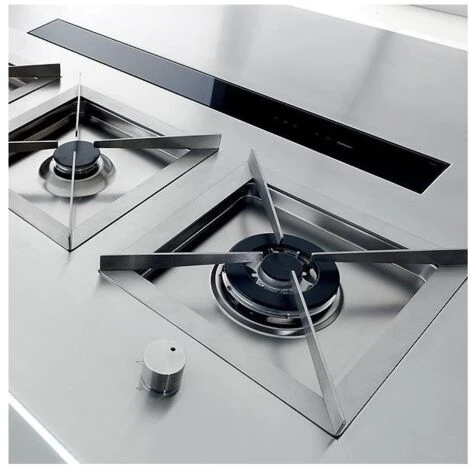 Falmec CDDW20.E1P2ZZZN400F Cappa Downdraft Worktop 120 Vetro Nero 120 Cm 220-240V 50-60Hz (MOTORE E FILTRO DA ACQUISTARE SEPARATAMENTE) - immagine 2