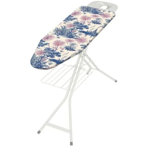 Colombo Asse Da Stiro PRATICA 120x40 Regolabile In 6 Posizioni Di Altezza, Poggiaferro Con Silicone, Griglia Porta Biancheria Rinforzata