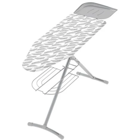 Colombo Asse Stiro TURBO 120x44 Regolabile In 6 Posizioni Di Altezza, Poggiaferro Portacaldaia Con Inserti In Silicone, Portagrucce, Griglia Portabiancheria Rinforzata