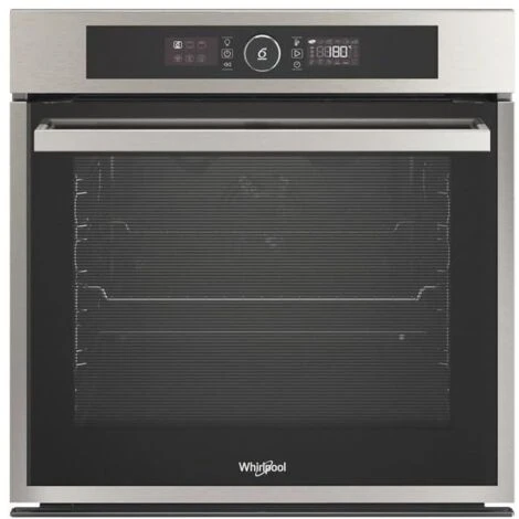 Whirlpool AKZ9 7890 IX Forno Elettrico Multifunzione Da Incasso Autopulente Capacita' 73 Litri Classe Energetica A+ 10 Funzioni Tecnologia 6° Senso 60 Cm Inox
