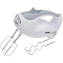 ZEPHIR SBATTITORE MIXER ELETTRICO CON FRUSTE 250 W BIANCO