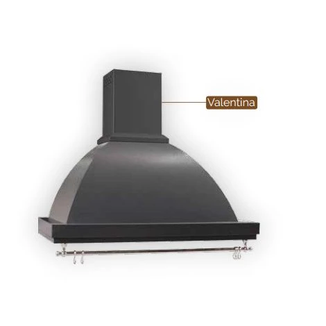 Cappa Parete Valentina Da 90cm Finitura Antracite Prod. Italia 90X50