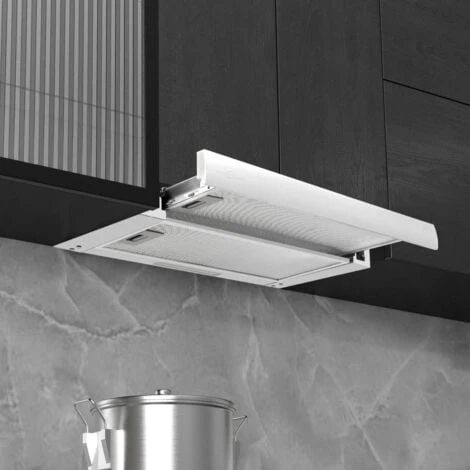 Cappa Da Cucina Incorporata Sottile 480 M³/h Alluminio Acciaio VidaXL - immagine 2
