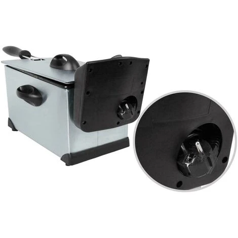 FRIGGITRICE PROFESSIONALE 3 LITRI 2200 W ACCIAIO INOSSIDABILE AIGOSTAR - immagine 4
