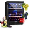 Klarstein Vinovilla 43 Built-In Duo Cantinetta-frigo Per Vini - Onyx Edition - 129l 43 Bottiglie 2 Zone