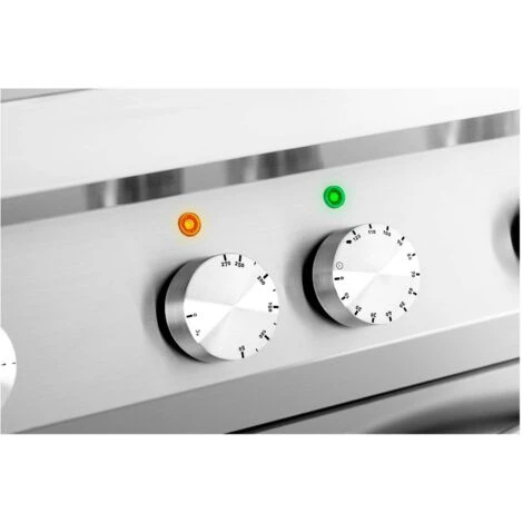 Cucina Elettrica Piano Cottura Elettrico + Forno A Convezione 13.400 W 4 Piastre - immagine 5