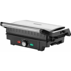 Monzana Grill A Contatto MZ780 Griglia Da Tavolo BPA Free Bistecchiera Tostiera Panini Maker 1600W Antiaderente Tostapane Apertura 90°