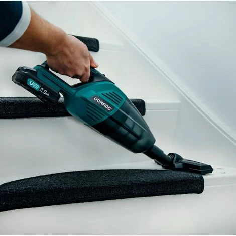 VONROC Potente Aspirabriciole-aspiratore Portatile A Batteria VPower 20V. Batteria E Caricatore Non Inclusi. Contenitore Da 0.5L. Incl. 3 Ugelli Ed Estensione - immagine 3