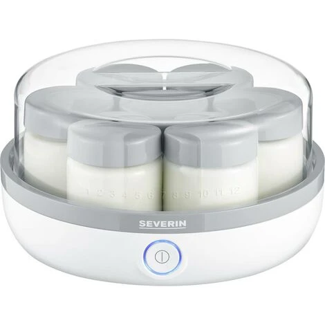 Severin 3518 Yogurtiera Bianco, Grigio - immagine 2