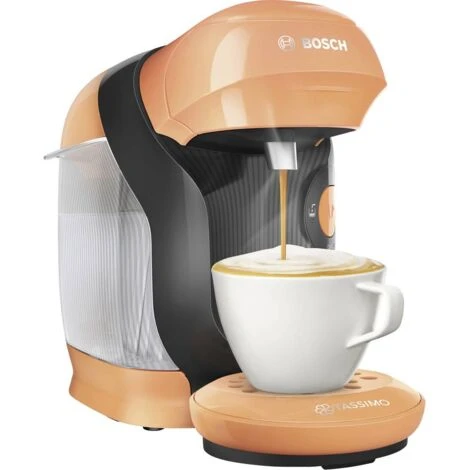 Bosch Haushalt Style TAS1106 Arancione Macchina Per Caffè Con Capsule One Touch, Regolabile In Altezza - immagine 3