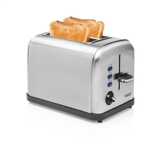 Princess Style Tostapane In Acciaio Design Elegante 2 Vani 850W Campeggio Casa - immagine 3