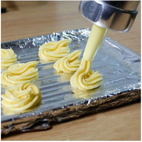 Macchina Sparabiscotti Manuale Pressa Pasta Frolla Biscotti Decora Torte - immagine 4