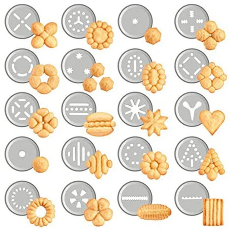 Macchina Sparabiscotti Manuale Pressa Pasta Frolla Biscotti Decora Torte - immagine 5