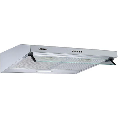 Sottostruttura VIESTA VDU608080SR - Cappa 60 Cm - Cappa Da Incasso A Parete E LED - Funzione Di Scarico E Ricircolo - Acciaio Inox
