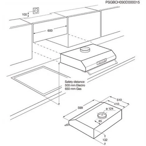 Cappuccio Visiera 60 Cm 368 M3/h In Acciaio Inox - Fht6137x - Faure - immagine 3