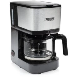 Macchina Caffè Con Filtro Compact 8 600 W 0,75 L Nero Argento Princess