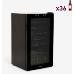 Cantinetta Per Vino Frigo Professionale 36 Bottiglie LED Singola Zona Bacchus XXXVI