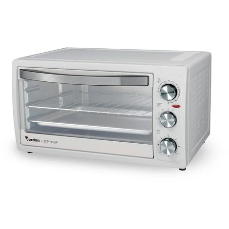 Forno Elettrico 35L 1500W Statico Ventilato Timer Vassoio Griglia Colore Bianco