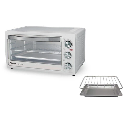 Forno Elettrico 35L 1500W Statico Ventilato Timer Vassoio Griglia Colore Bianco - immagine 5