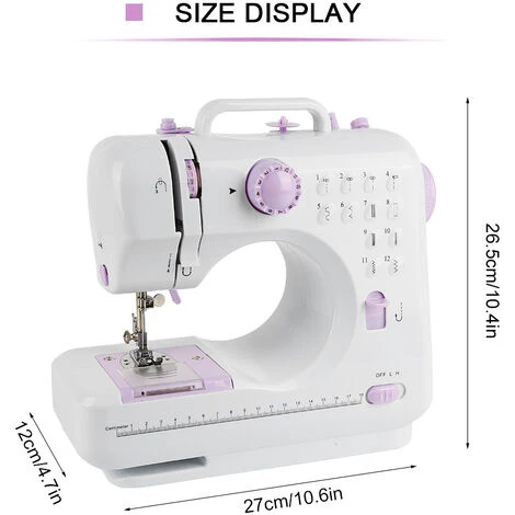505 Macchina Da Cucire Semplice Macchina Da Cucire Decorativa Mini Macchina Da Cucire Decorativa Macchina Da Cucire Elettrica Filo Da Cucito Portatile - immagine 2