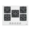 Franke FHNS 705 4G TC WH C Piano Cottura A Gas 5 Fuochi 70 Cm Cristallo Bianco 106.0490.103