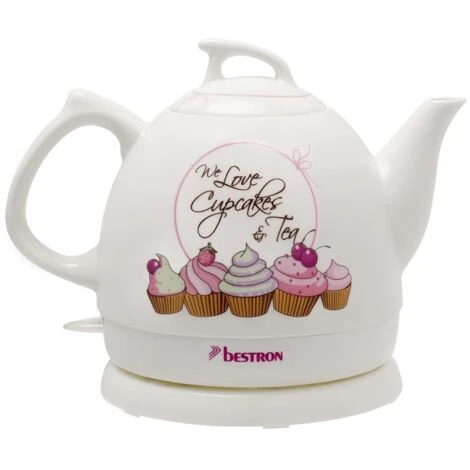 Bollitore Elettrico Per Tè 1785 W Bianco DTP800SD Bestron - immagine 2