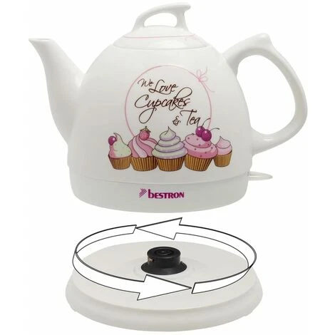 Bollitore Elettrico Per Tè 1785 W Bianco DTP800SD Bestron - immagine 3