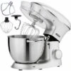 AREBOS Robot Da Cucina 1500W XXL 8 L In Acciaio Inox 6 Gradini Argento Silenzioso