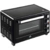 HOMCOM Fornetto Elettrico 32L Regolazione Temperatura E Timer, 3 Modalità Di Cottura E Accessori, 52.2x38.1x33.5cm - Nero