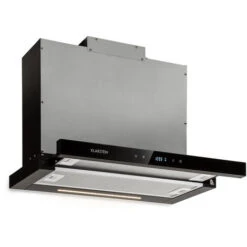 Klarstein Mariana Neo 60, Cappa A Schermo Piatto, 60 Cm, Scarico, LED, 640 M³/h