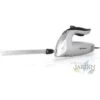 Coltello Elettrico Orbegozo. Coltello Seghettato In Acciaio Inox. Include Lama Aggiuntiva Per Congelato.