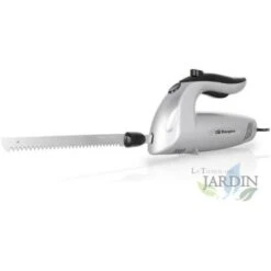 Coltello Elettrico Orbegozo. Coltello Seghettato In Acciaio Inox. Include Lama Aggiuntiva Per Congelato.