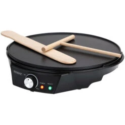 Monzana Crêpesmaker Con Spatola Di Legno Da Distribuzione Massa 1200W BPA Free Antiaderente