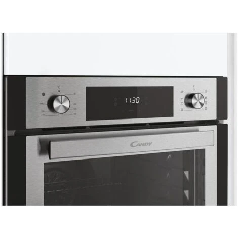 Candy FCNE635X Forno Elettrico Ventilato A Incasso Capacita' 65 Litri Classe Energetica A+ 8 Funzioni Timer Touch Softclose 60 Cm Inox - immagine 3