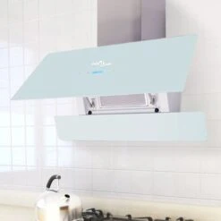 Nova Cappa Cucina Con Schermo Touch 3 Livelli Di Velocità Vari Colori Colore : Bianco