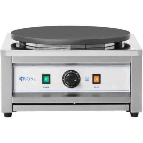 Crepiera Professionale Elettrica Macchina Per Crepes Piastra Elettrica 400 Mm - immagine 5