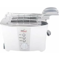 Melchioni 118310008 Tostapane Elettrico 2pinze 600w Elettrodomestici Per La Casa, 600 W, Plastica, Acciaio Inossidabile, 2 Scomparti