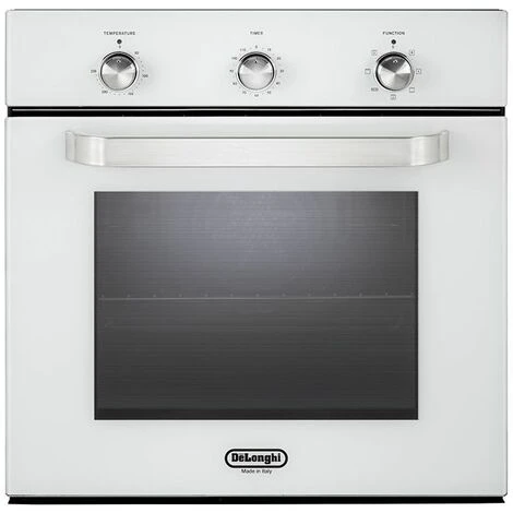 DeLonghi De Longhi SMB 6 ED Linea Soft Forno Elettrico Multifunzione Da Incasso Capacita' 59 Litri Classe Energetica A Contaminuti Fine Cottura 6 Funzioni 60 Cm Vetro Bianco
