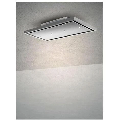 Baraldi 01GEAFFR120ST90 Cappa Da Soffitto GEA Free Classe Energetica A 4 Velocita' Comandi Da Remoto Con Telecomando Filtrante 120 Cm Inox/Bianco