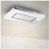 Baraldi 01STVFR090STW90 Cappa Da Soffitto Stivia Free Classe Energetica A 4 Velocita' Comandi Da Remoto Con Telecomando E Smartphone 90 Cm Bianco/Inox